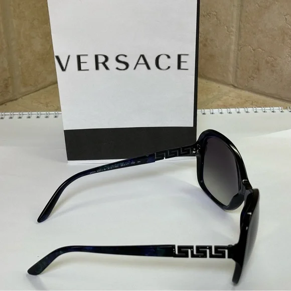 New Versace MOD4271-B 5127/8G Marbled Black/Green Sunglasses